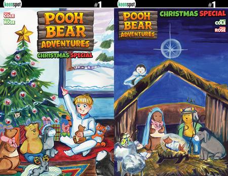 POOH BEAR ADVENTURES CHRISTMAS SPECIAL #1 (ONE SHOT) CVR D TESSA ROSE HOLOFOIL FLIP VAR CB (11/18/2026)