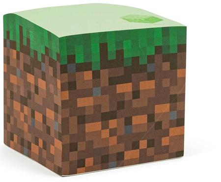 MINECRAFT GRASS BLOCK STICKY NOTE CUBE (11/04/2026)