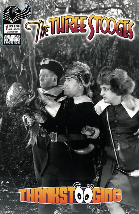 THREE STOOGES THANKSTOOGING #1 (ONE SHOT) CVR D LIMITED EDITION B&W PHOTO VAR CB (11/25/2026)