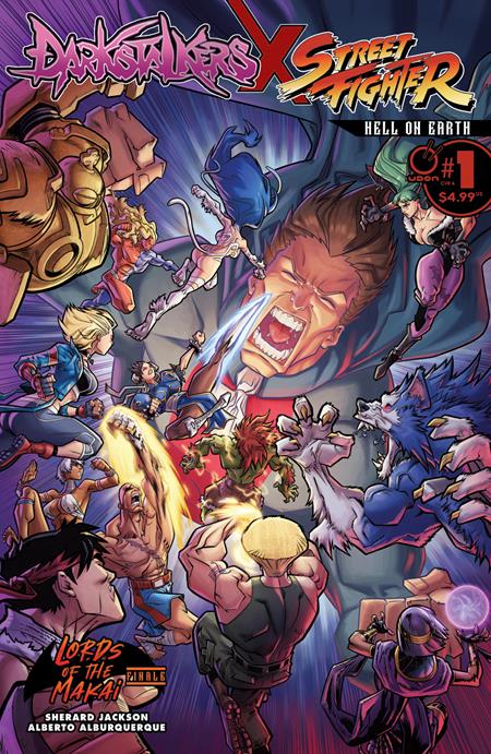 DARKSTALKERS X STREET FIGHTER HELL ON EARTH #1 (ONE SHOT) CVR A ALBERTO ALBURQUERQUE CB (11/04/2026)