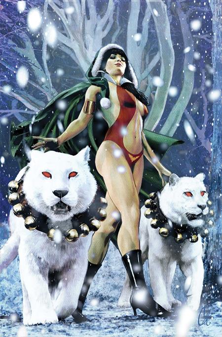 VAMPIRELLA HELLIDAY SPECIAL 2026 #1 (ONE SHOT) CVR E CAT STAGGS METAL PREMIUM VAR CB (12/23/2026)