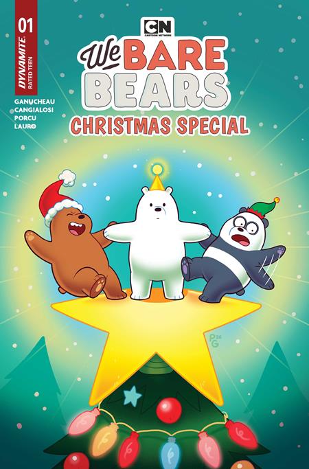 WE BARE BEARS CHRISTMAS SPECIAL #1 (ONE SHOT) CVR A PAULINA GANUCHEAU CB (12/16/2026)
