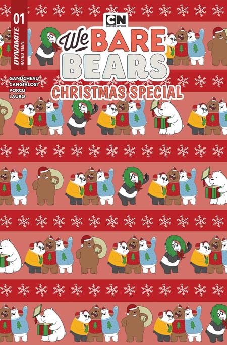 WE BARE BEARS CHRISTMAS SPECIAL #1 (ONE SHOT) CVR C WRAPPING PAPER VAR CB (12/16/2026)