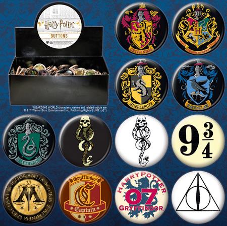 HARRY POTTER 144 PIECE BUTTON ASST # 1 (NET) (01/27/2027)