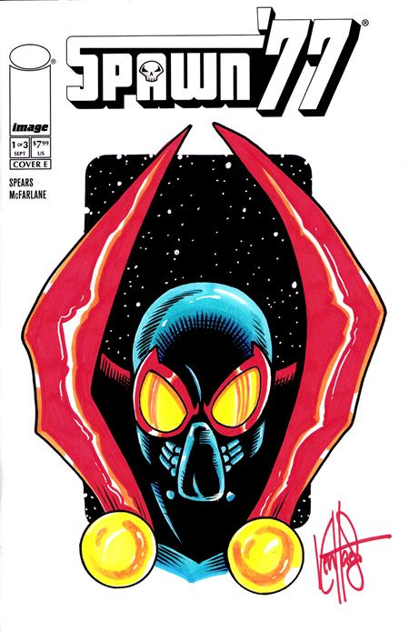 DF SPAWN 77 #1 BLANK VARIANT SIGNED AND REMARKED BY KEN HAESER CB (01/27/2027)