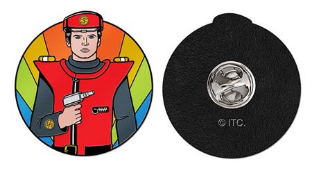 CAPTAIN SCARLET CHARACTER ENAMEL PIN BADGE (02/10/2027)