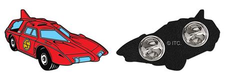 CAPTAIN SCARLET SPECTRUM PATROL CAR ENAMEL PIN BADGE (02/10/2027)
