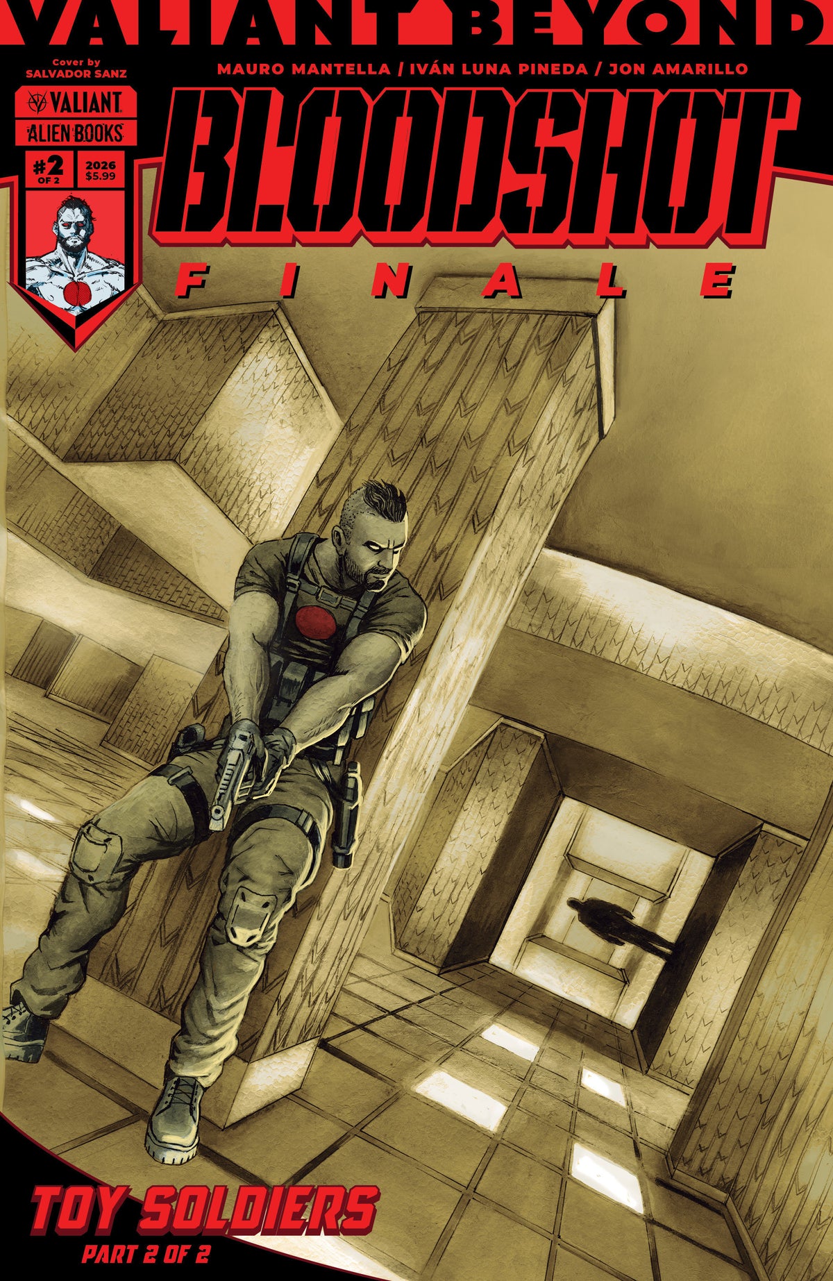 Valiant Beyond: Bloodshot #8--Toy Soldiers #2 Finale Cover A (Sanz) CB (11/25/2026)