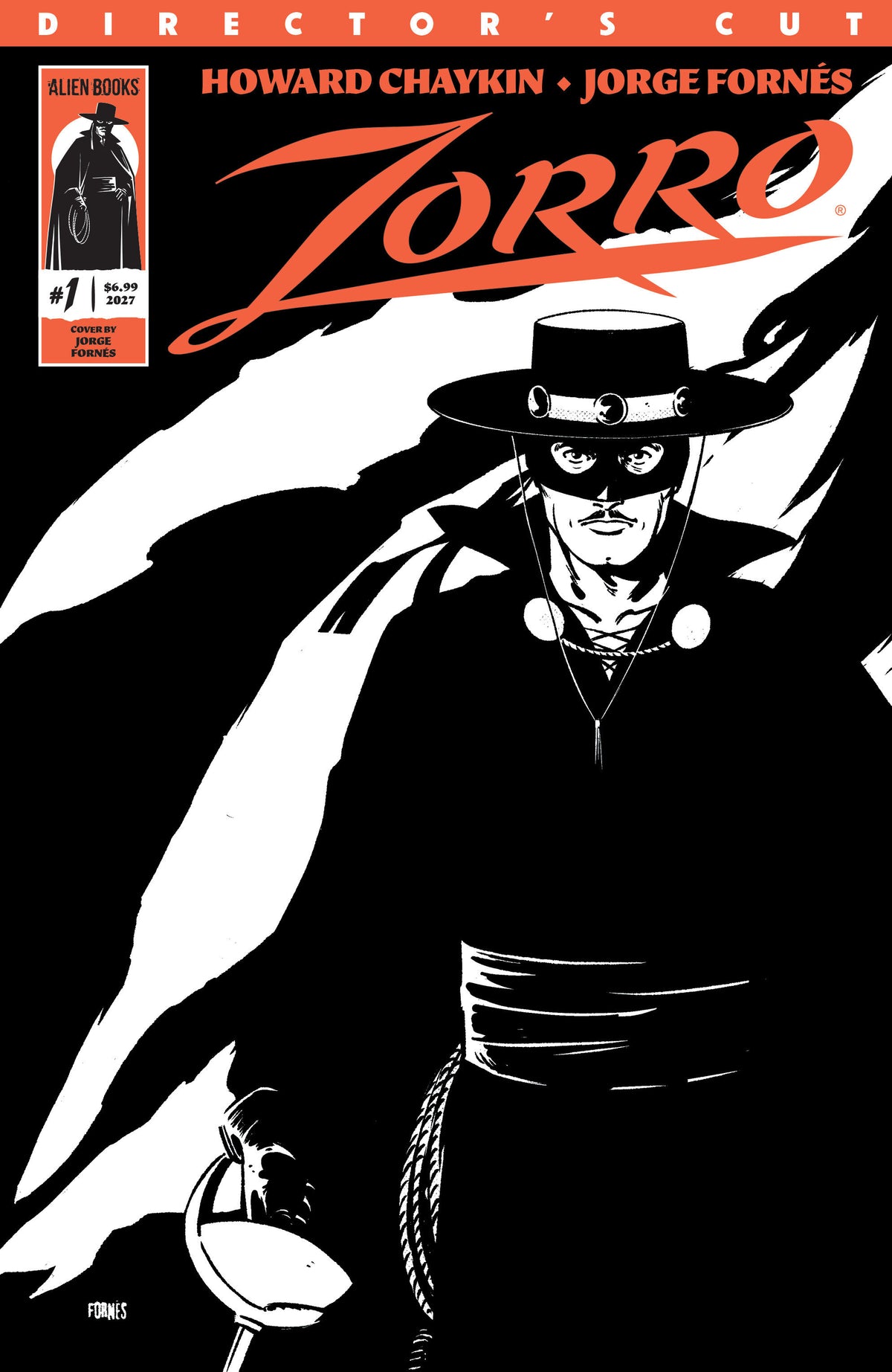 Zorro Directors Cut #1 Cover A (Fornés) CB (02/03/2027)