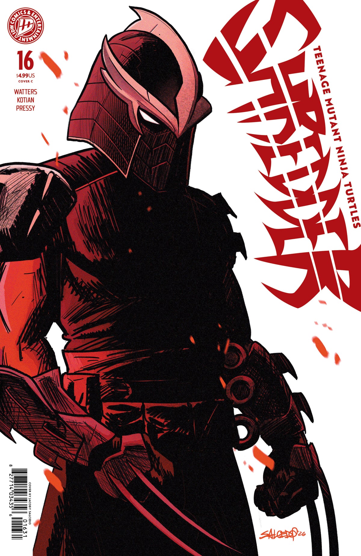 Teenage Mutant Ninja Turtles: Shredder #16 Variant C (Salcedo) CB (01/27/2027)