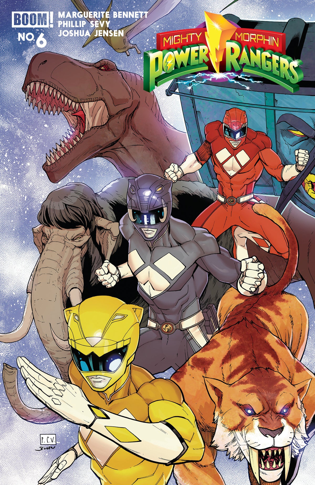 Mighty Morphin Power Rangers (2026) #6 B Variant (Dressed, Sevy) CB (11/25/2026)