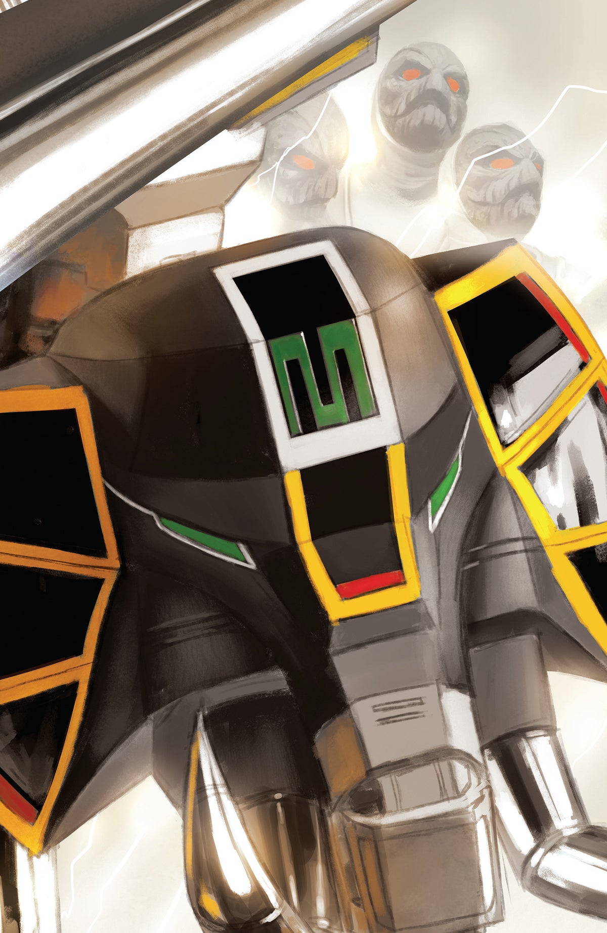 Mighty Morphin Power Rangers (2026) #6 C Megazord Card Stock Connecting Variant (Full Art, Mercado) CB (11/25/2026)