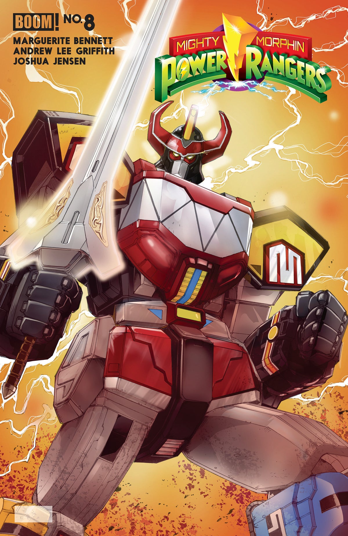 Mighty Morphin Power Rangers (2026) #8 B Variant (Dressed, Griffith) CB (01/27/2027)