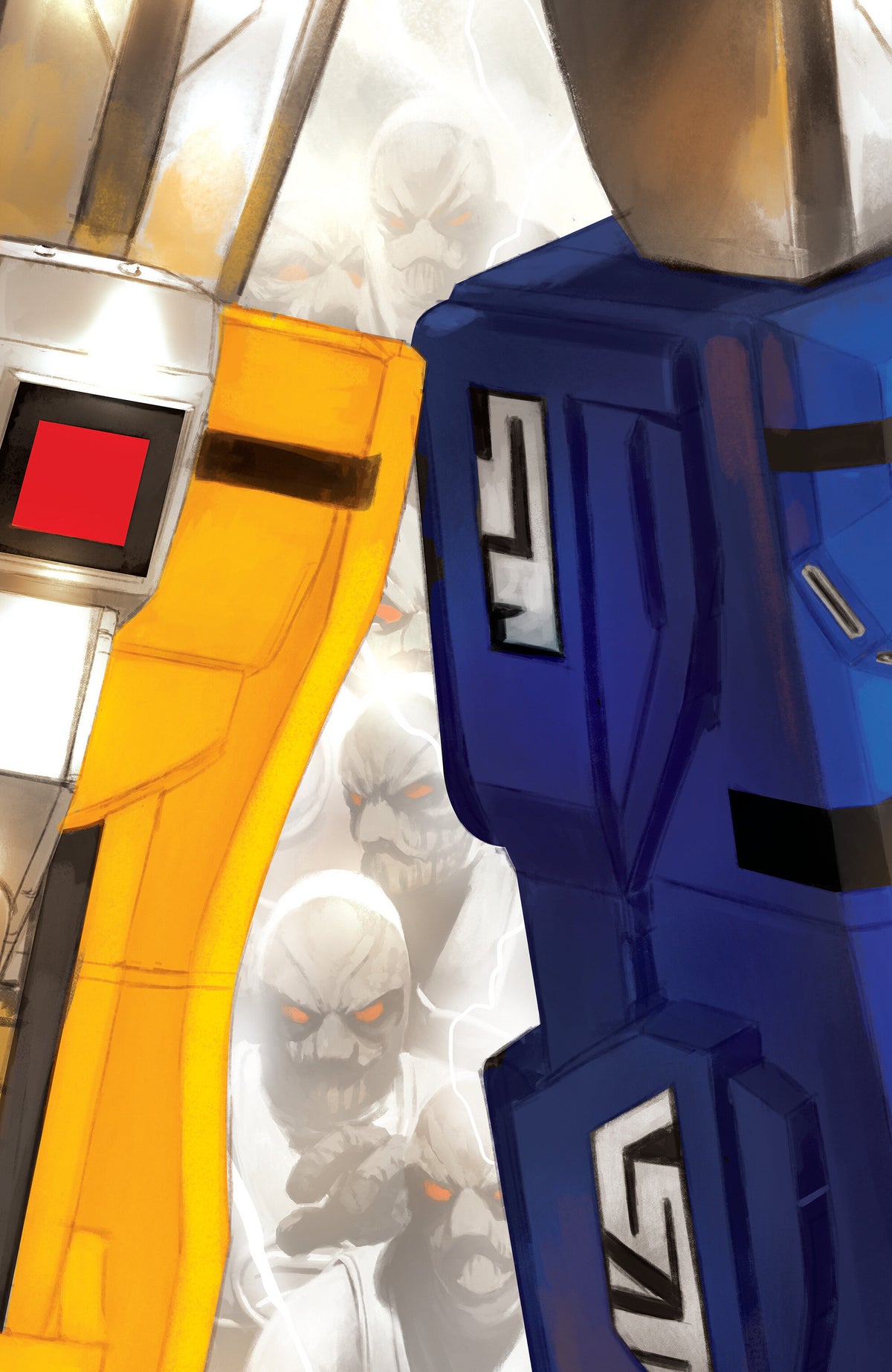 Mighty Morphin Power Rangers (2026) #8 C Megazord Card Stock Connecting Variant (Full Art, Mercado) CB (01/27/2027)