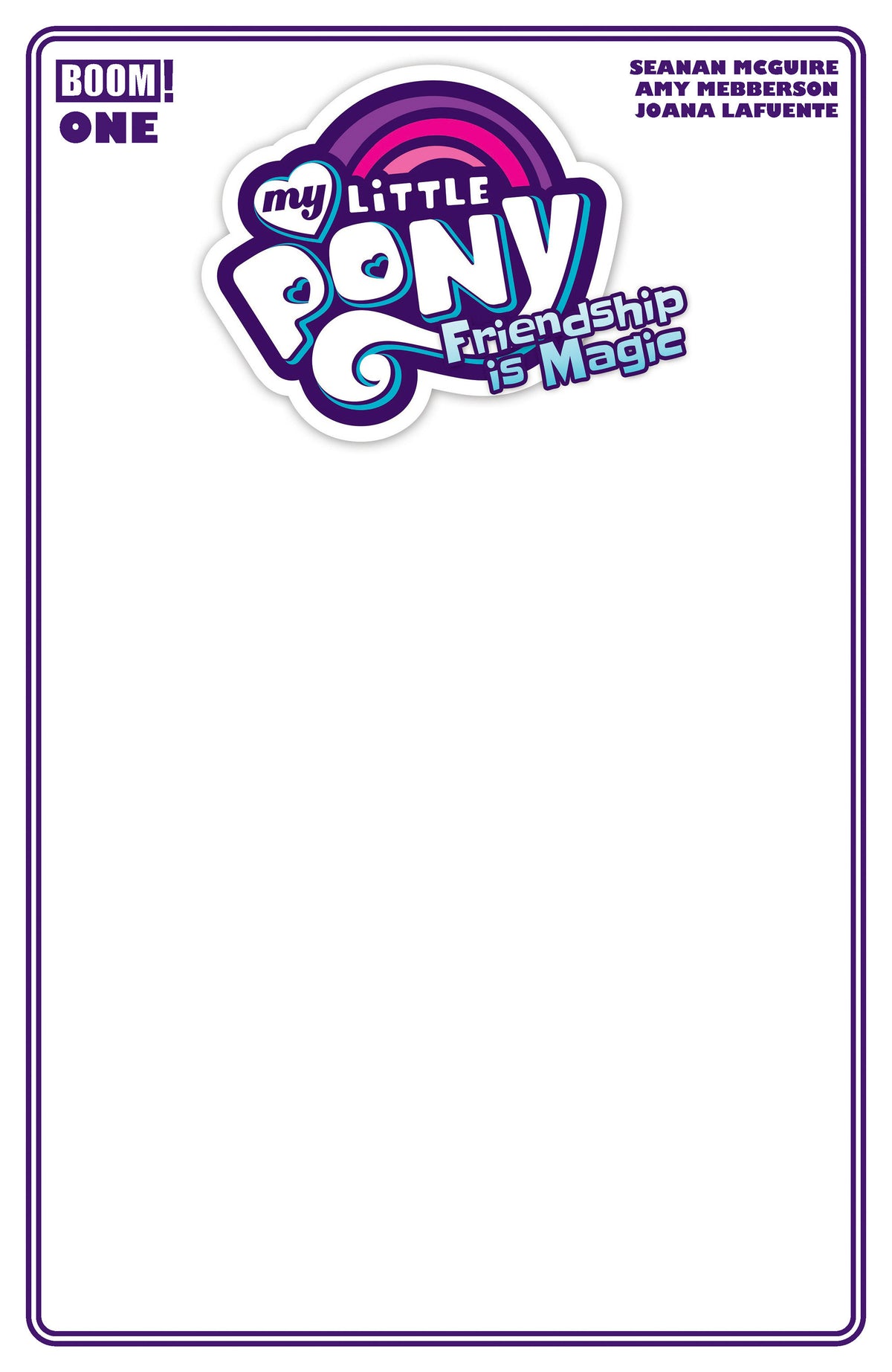 My Little Pony: Friendship is Magic (2026) #1 D Blank Sketch Variant CB (11/11/2026)