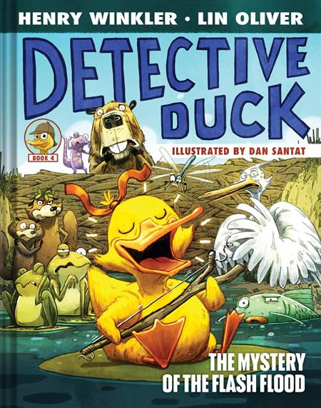 DETECTIVE DUCK ILLUSTRATED NOVEL HC VOL 04 THE MYSTERY OF THE FLASH FLOOD TP (11/04/2026)