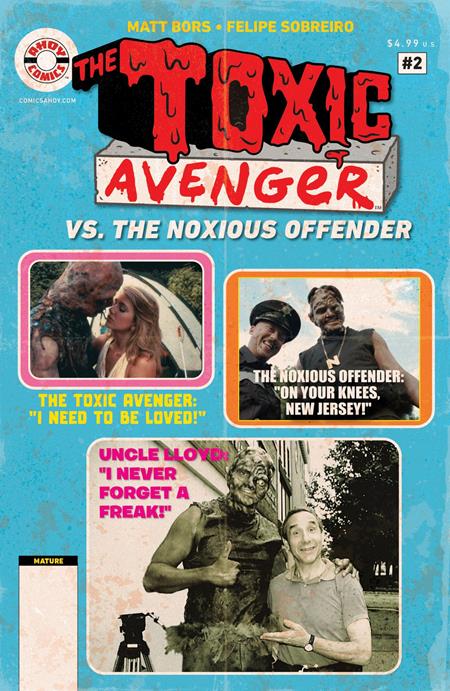 TOXIC AVENGER VS THE NOXIOUS OFFENDER #2 (OF 5) CVR C 5 COPY TROMA PHOTO UNLOCK VAR (MR) [Unlock] CB (11/11/2026)