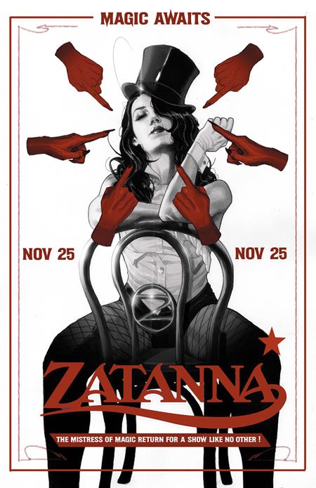 ZATANNA (2026) #8 CVR B JOSHUA SWAY SWABY CARD STOCK VAR CB (11/25/2026)