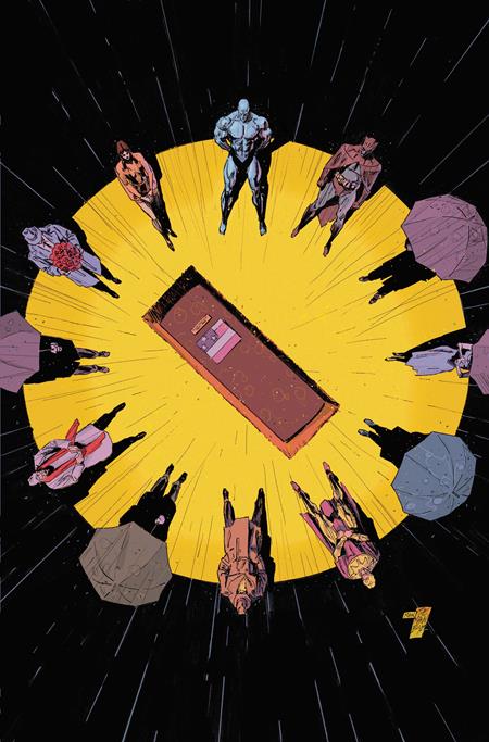 JUSTICE LEAGUE UNLIMITED #25 CVR F CLAY MANN WATCHMEN 40TH ANNIVERSARY CARD STOCK VAR CB (11/25/2026)
