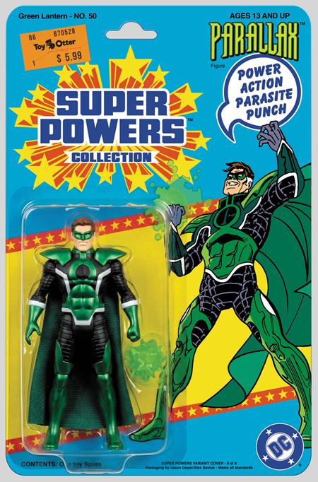GREEN LANTERN #50 FACSIMILE EDITION CVR B JASON GEYER & ALEX SAVIUK PARALLAX SUPER POWERS CARD STOCK VAR CB (11/25/2026)