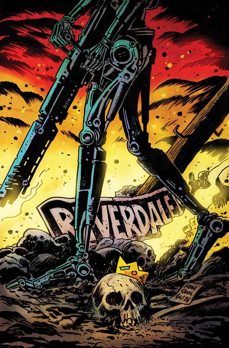 ARCHIE VS THE TERMINATOR #2 CVR E FRANCESCO FRANCAVILLA METAL PREMIUM VAR CB (11/18/2026)