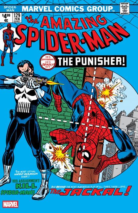 DF AMAZING SPIDERMAN #129 FACSIMILE EDITION BLUE FOIL VARIANT CGC GRADED CB (11/25/2026)