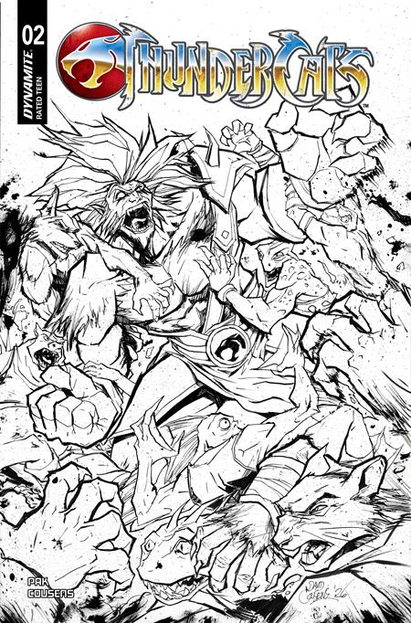 THUNDERCATS (2026) #2 CVR I INC 1:20 DAVID COUSENS LINE ART VAR [1:20] CB (11/04/2026)