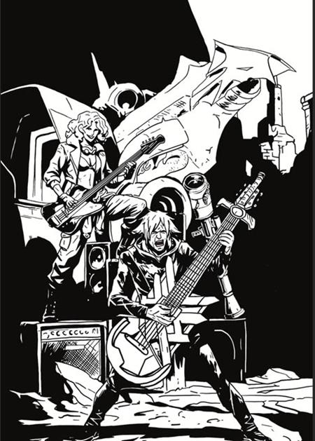 LOST FANTASY #14 CVR D EMMANUEL GERVASONI CARDSTOCK CONCERT B&W VAR CB (11/25/2026)