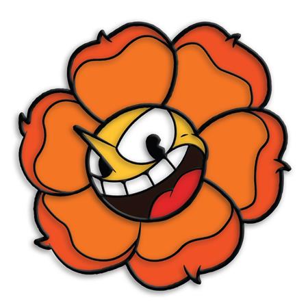 CUPHEAD CAGNEY CARNATION ENAMEL PIN BADGE  (12/11/2026)