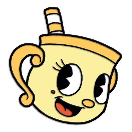 CUPHEAD MS CHALICE ENAMEL PIN BADGE  (12/11/2026)