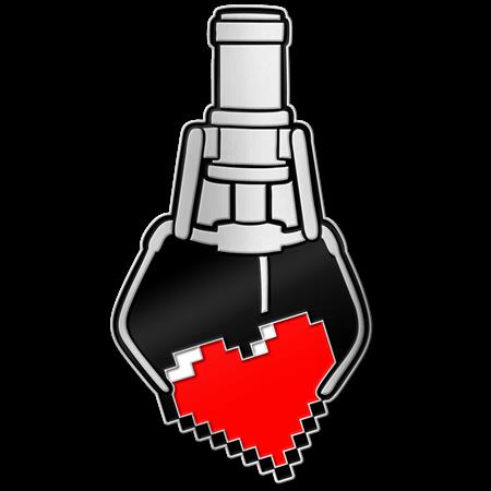FP ORIGINAL GAMING HEART PRIZE ENAMEL PIN BADGE (12/11/2026)