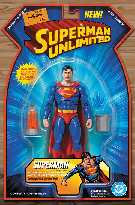 SUPERMAN UNLIMITED #20 CVR B JASON GEYER SUPERMAN WITH KANDOR ACTION (FIGURE) COMICS CARD STOCK VAR CB (12/16/2026)