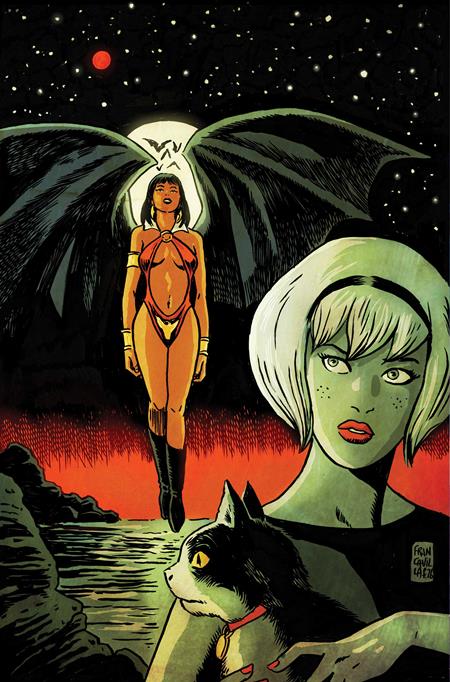 SABRINA THE TEENAGE WITCH VAMPIRELLA #1 CVR I FRANCESCO FRANCAVILLA METAL PREMIUM VAR CB (12/16/2026)