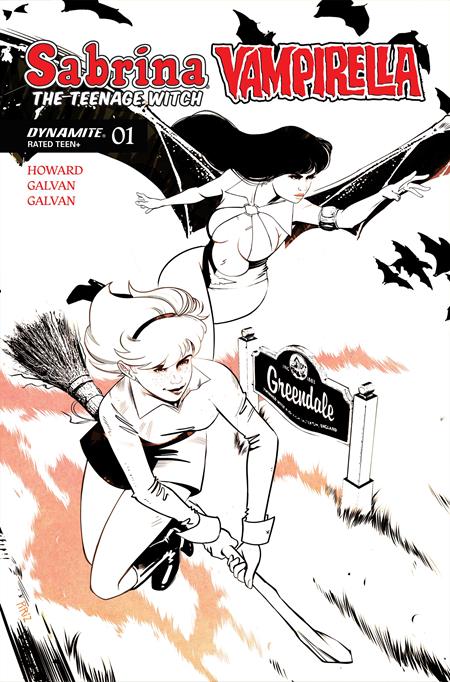 SABRINA THE TEENAGE WITCH VAMPIRELLA #1 CVR P INC 1:15 SEBASTIN PIRIZ LINE ART VAR [1:15] CB (12/02/2026)