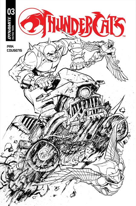 THUNDERCATS (2026) #3 CVR I INC 1:20 DAVID COUSENS LINE ART VAR [1:20] CB (12/02/2026)
