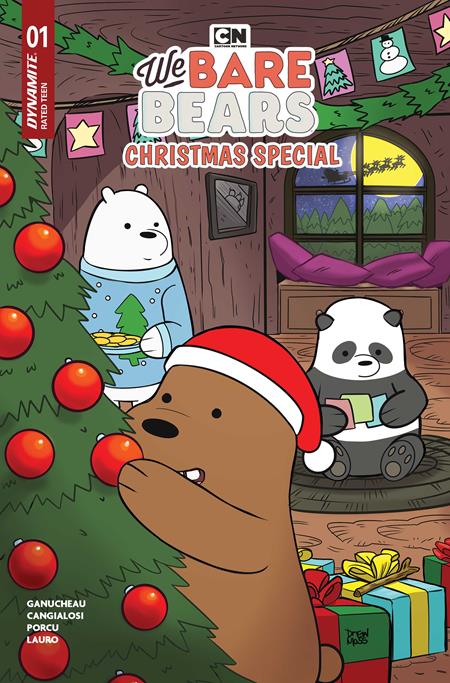 WE BARE BEARS CHRISTMAS SPECIAL #1 (ONE SHOT) CVR B DREW MOSS VAR CB (12/16/2026)