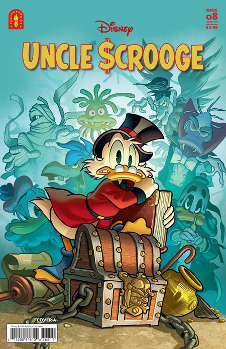 UNCLE SCROOGE LEGACY #468 THE CURSE OF HP HATEQUACK CVR A ANDREA FRECCERO CB (12/09/2026)