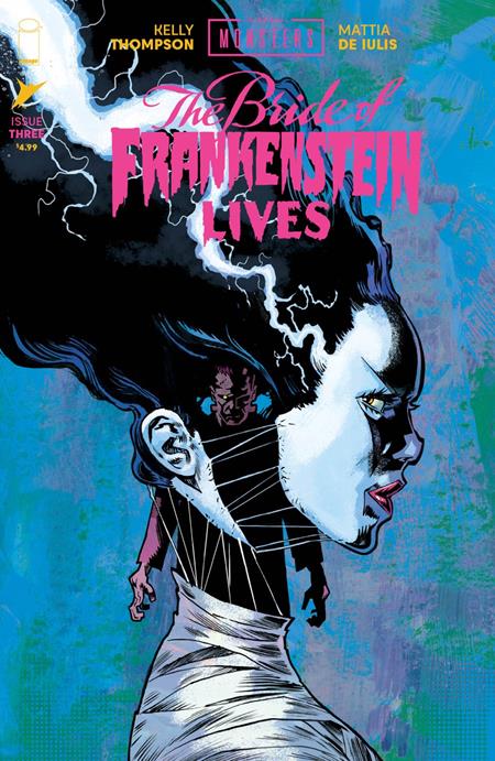 UNIVERSAL MONSTERS THE BRIDE OF FRANKENSTEIN LIVES #3 (OF 4) CVR F INC 1:75 MICHAEL WALSH VAR [1:75] CB (12/23/2026)