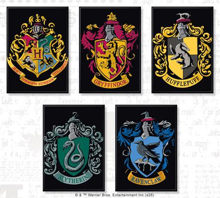 HARRY POTTER 15 MAGNET PACK # 1 CRESTS (NET) (01/27/2027)
