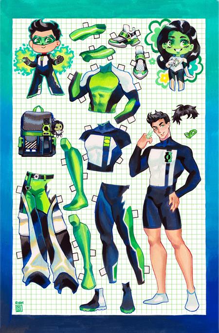 GREEN LANTERN CORPS #24 CVR C RIAN GONZALES PAPER DOLL CARD STOCK VAR (GREEN LANTERN FIRST LIGHT) CB (01/13/2027)
