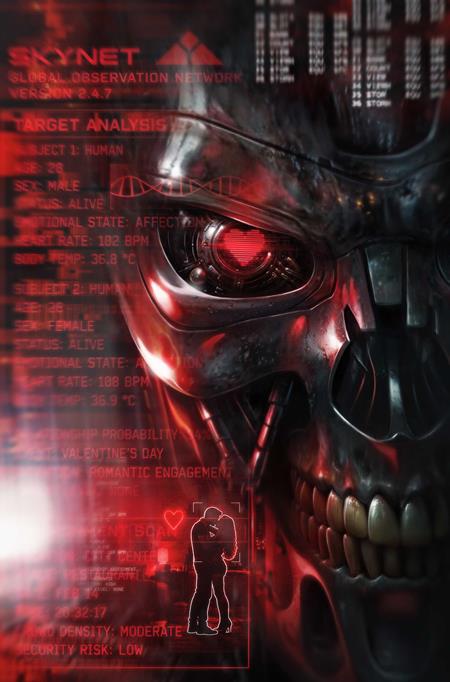 TERMINATOR VALENTINES DAY SPECIAL 2027 #1 (ONE SHOT) CVR E FRANCESCO MATTINA METAL PREMIUM VAR CB (02/10/2027)