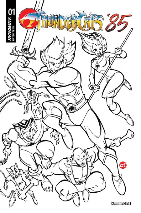 THUNDERCATS 85 #1 CVR K INC 1:10 CRAIG ROUSSEAU LINE ART VAR [1:10] CB (01/06/2027)