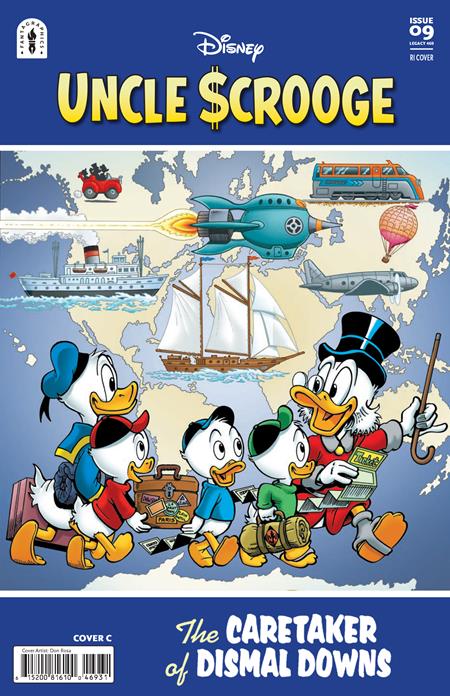 UNCLE SCROOGE LEGACY #469 CARETAKER OF DISMAL DOWNS CVR C INC 1:10 DON ROSA VAR [1:10] CB (01/20/2027)
