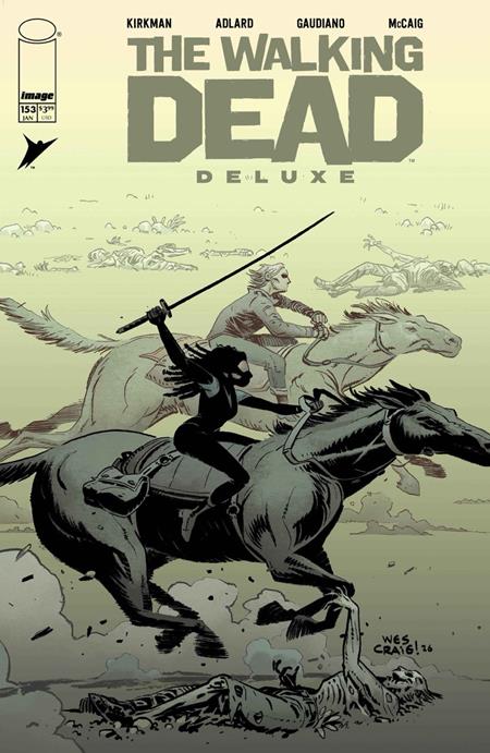 WALKING DEAD DELUXE #153 CVR C WES CRAIG & DAVE MCCAIG VAR (MR) CB (01/20/2027)