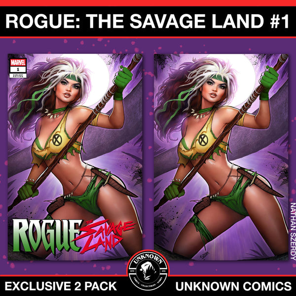 [2 PACK] Rouge: The Savage Land #1 Unknown Comics Nathan Szerdy Exclusive Var (01/15/2025)