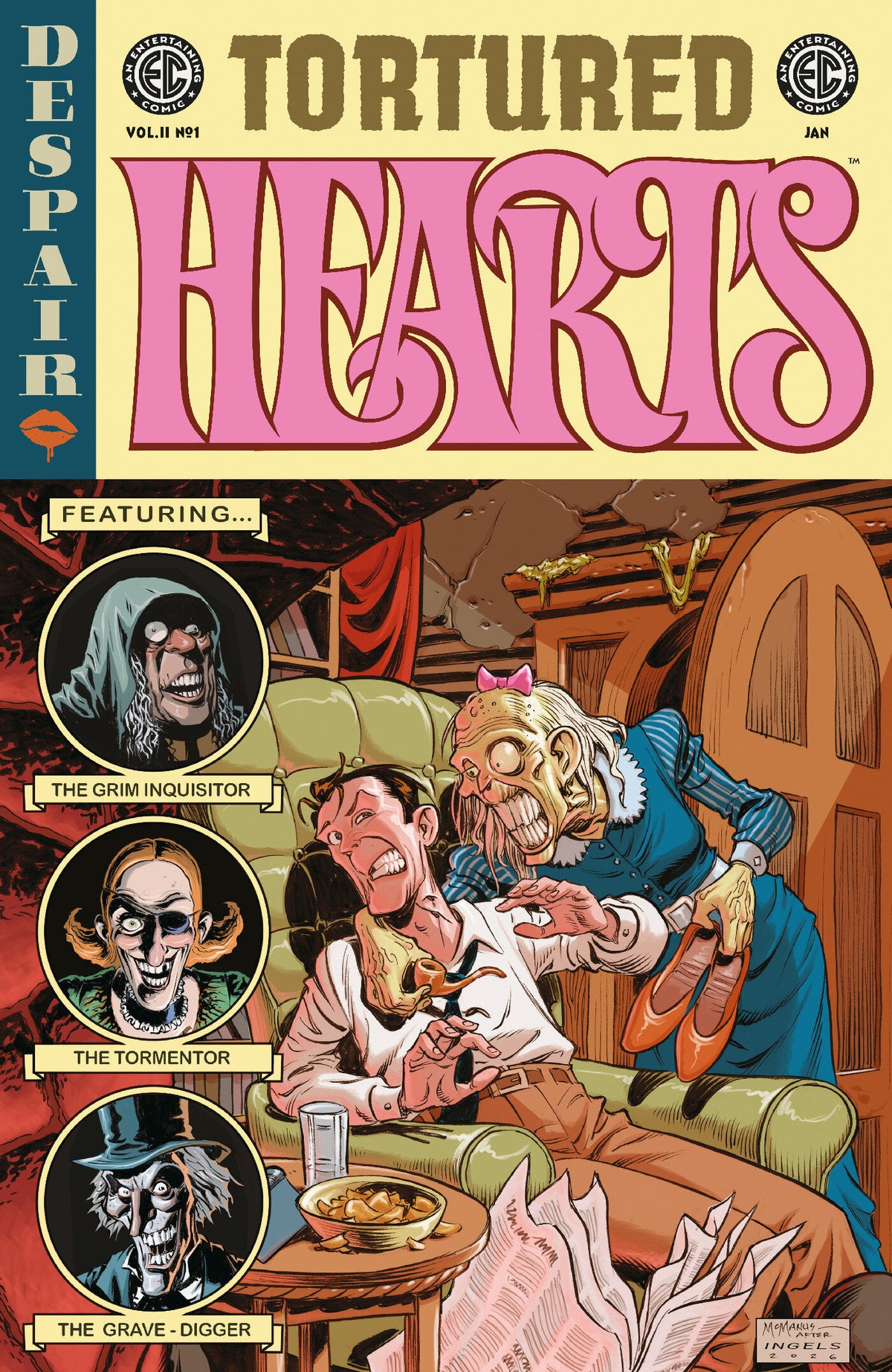 EC Tortured Hearts 2 #1 One-Shot Cover C Shawn McManus EC Homage 1:10 Var CB [1:10] (01/27/2027)