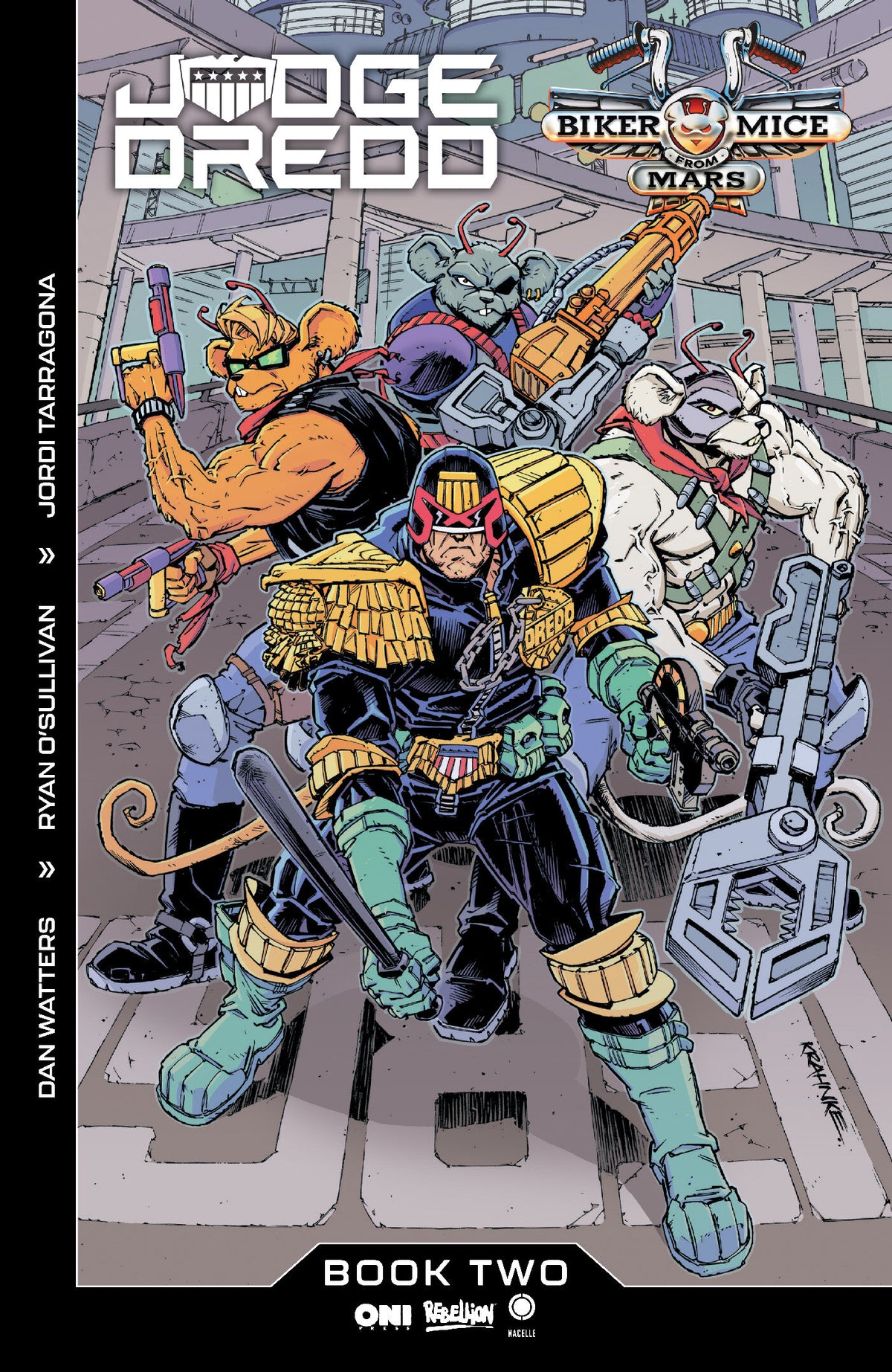 Judge Dredd/Biker Mice from Mars #2 Cover C Andrew Krahnke Var CB (01/27/2027)