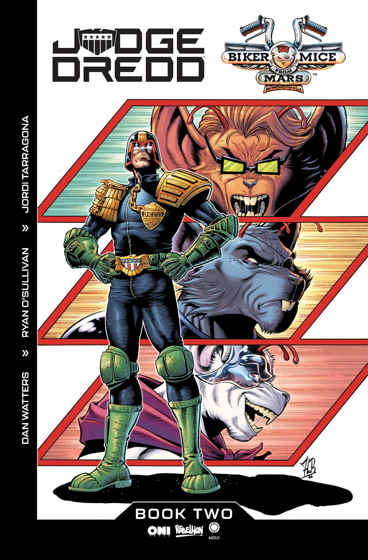 Judge Dredd/Biker Mice from Mars #2 Cover F Jordi Tarragona 1:50 Var CB [1:50] (01/27/2027)