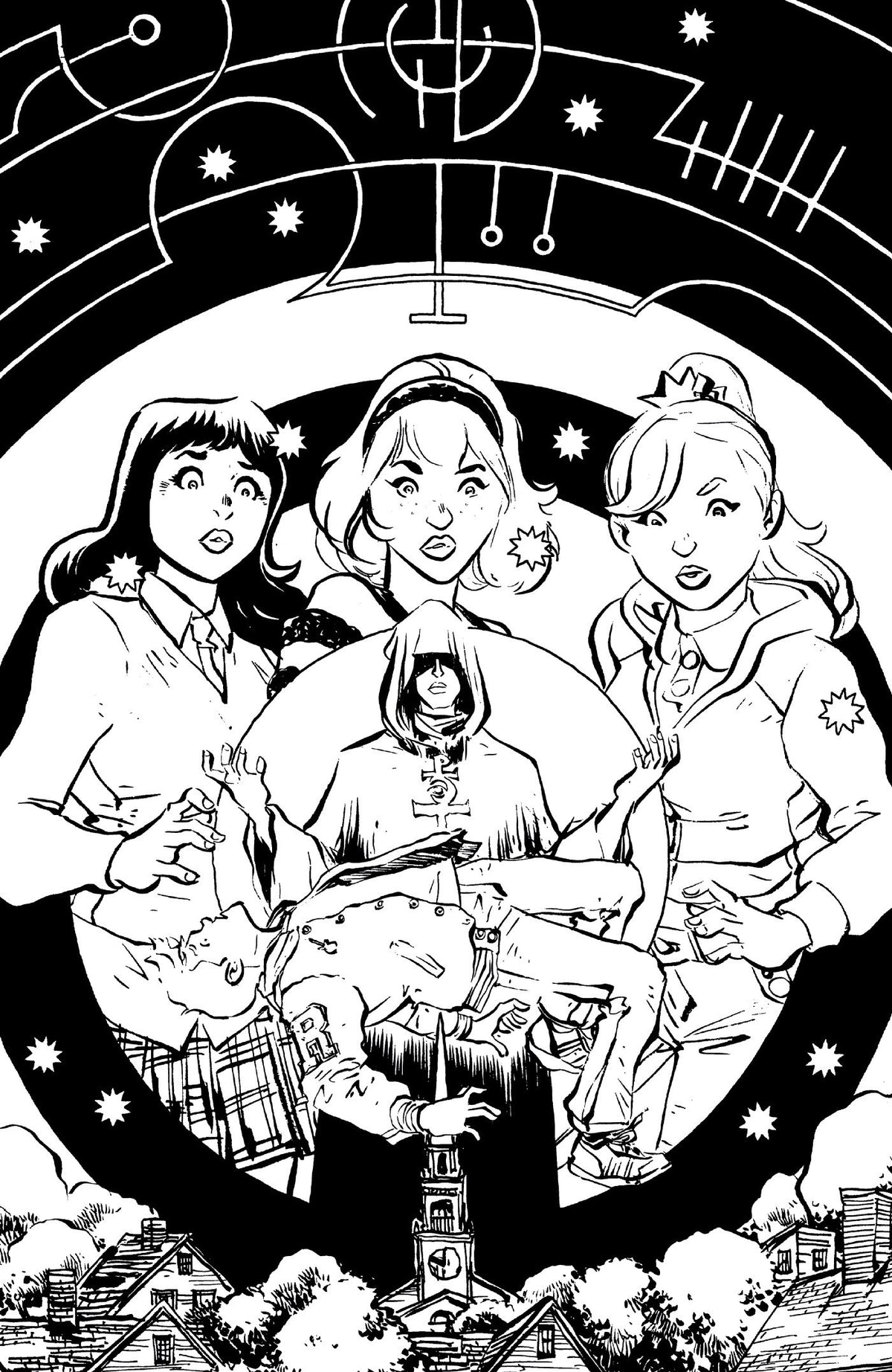 Archie in Hell #1 Cover L Jesse Lonergan B&W 1:250 Var CB [1:250] (11/04/2026)