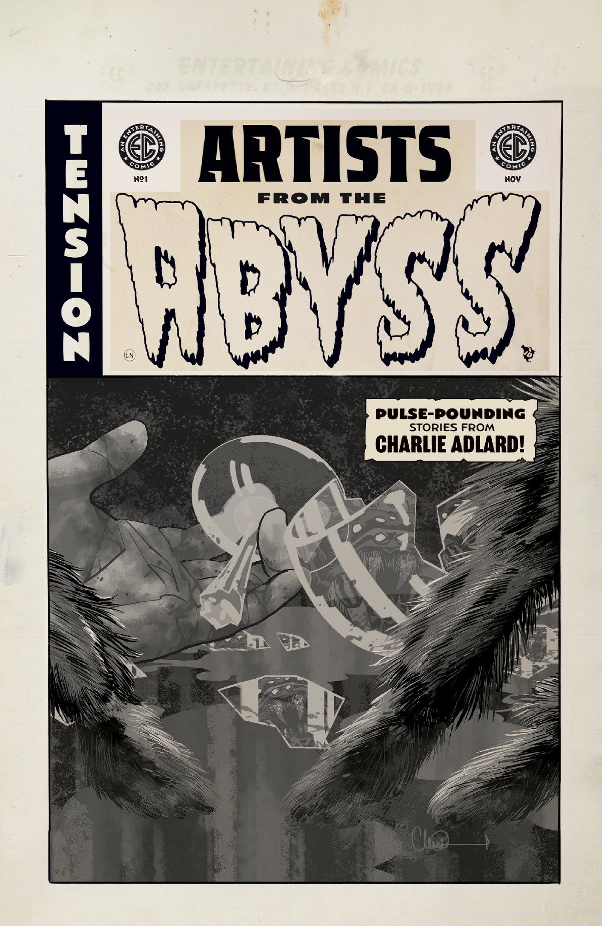 EC Artists from the Abyss Charlie Adlard #1 (One-Shot) Cover B Charlie Adlard B&W Artist Edition 1:20 Var CB [1:20] (11/11/2026)